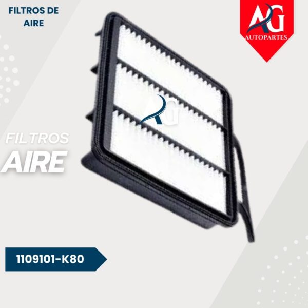 Filtro Aire  1109101-K80  Great Wall