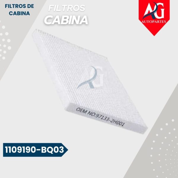 Filtro Aire  1109190-BQ03 Changan Cs35