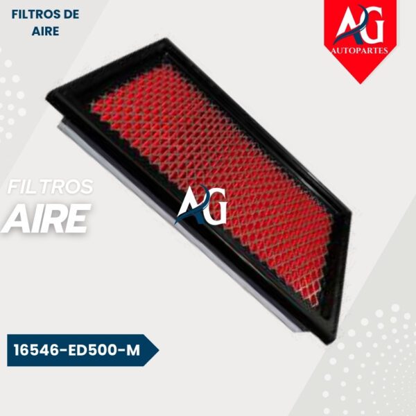 Filtro Aire  16546-ED500-M Nissan Tiida