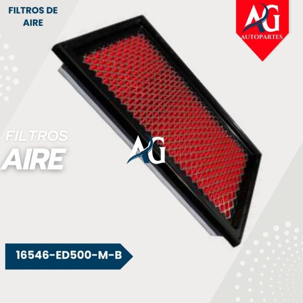 Filtro Aire  16546-ED500-M-B Nissan Tiida