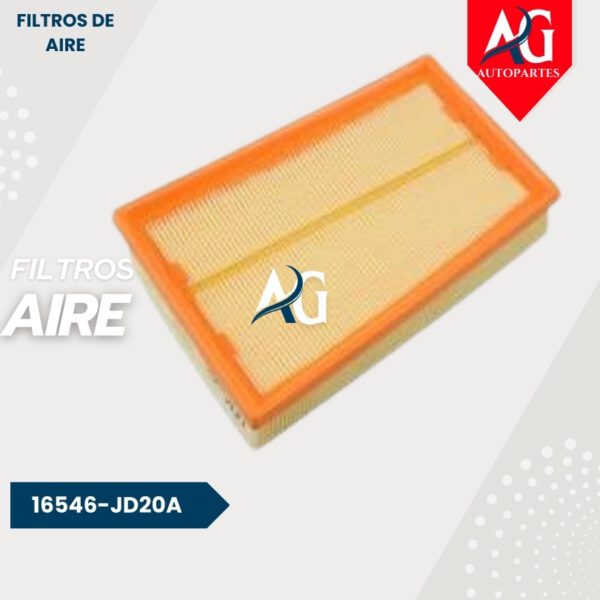 Filtro Aire  16546-JD20A Nissan Qashqai