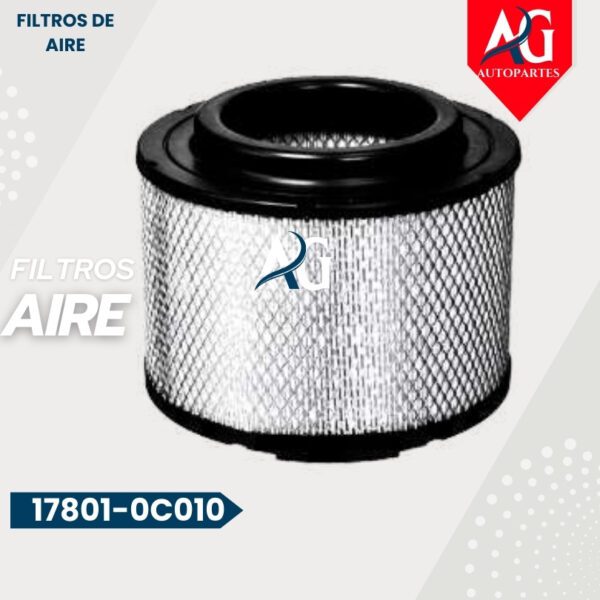 Filtro Aire  17801-0C010 Toyota Hilux