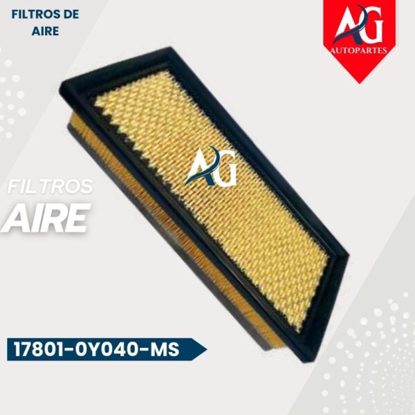 Filtro Aire  17801-0Y040-MS Toyota Yaris
