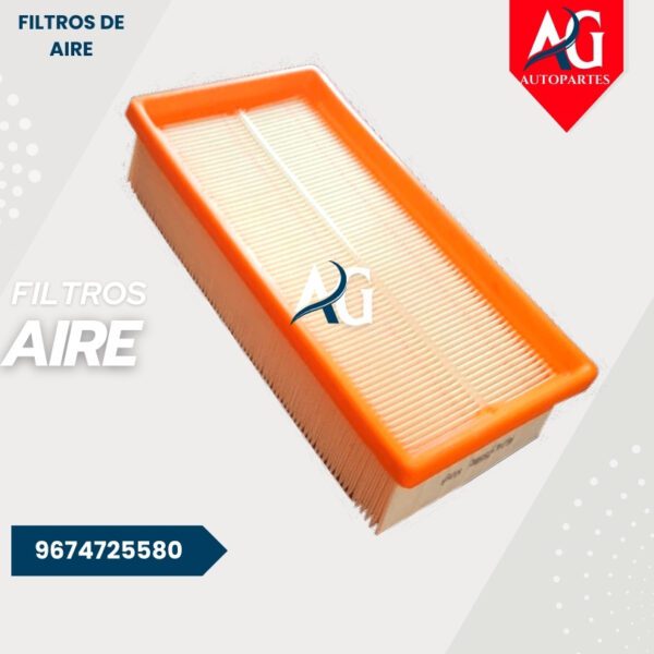 Filtro Aire  9674725580 Citroem C3,