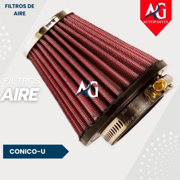 Filtro Aire  CONICO-U Deportivo(Caja)